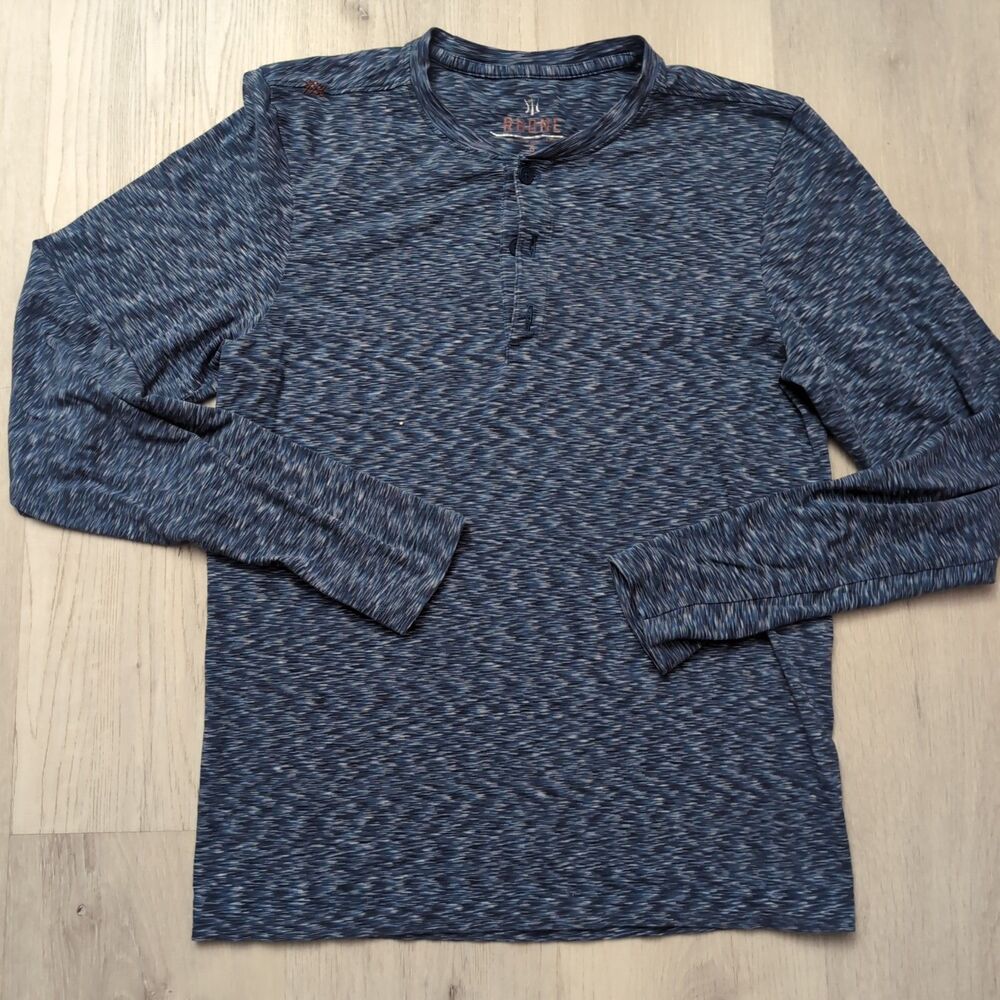 Rhone Henley Mens Size Small Multicolor Performance Henley Long Sleeve T Shirt